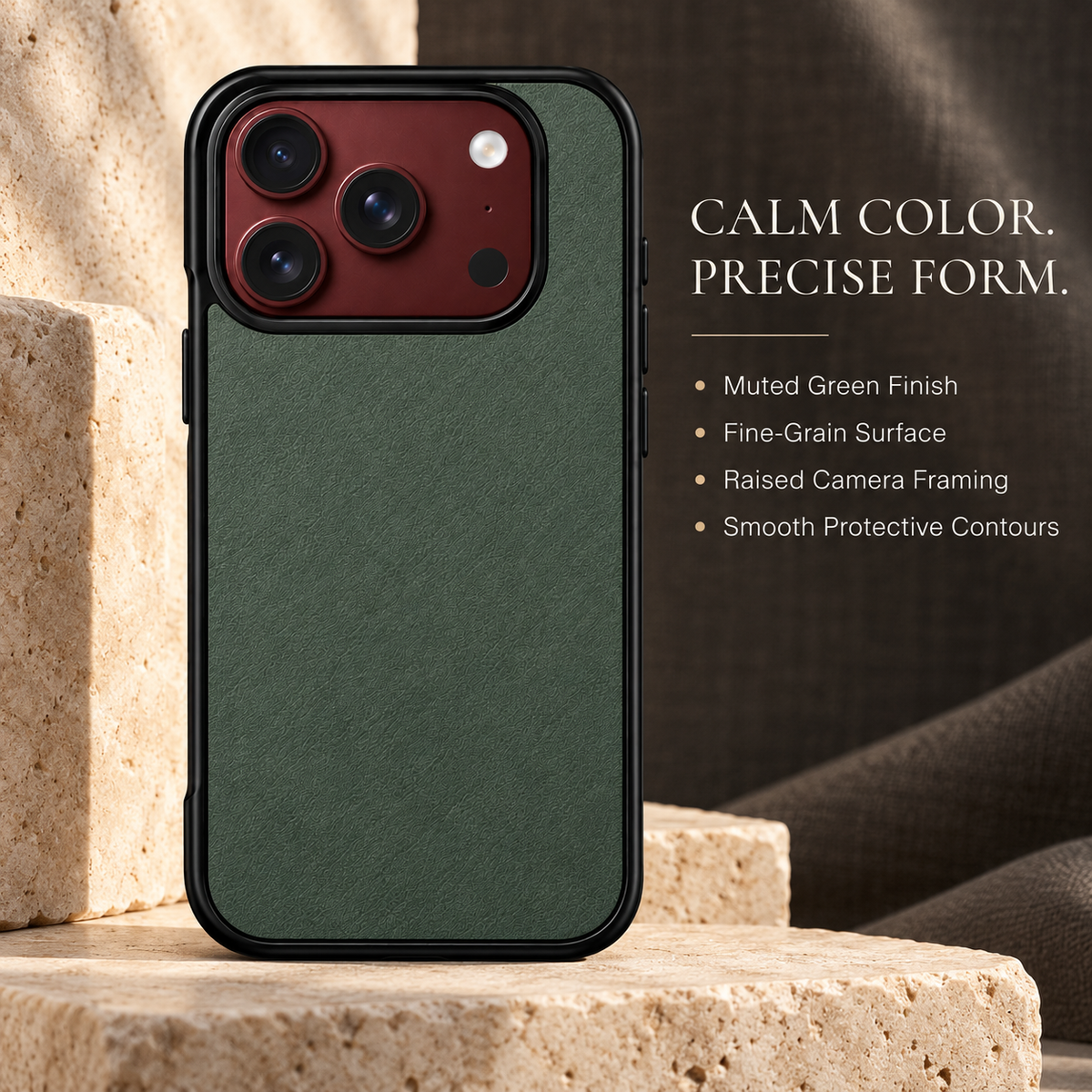 Premium iPhone Case Artificial Leather Semi Transparent Retro Foldable Cover Sweat Resistant Shockproof Slim Non Slip Durable Practical Protective Phone Case