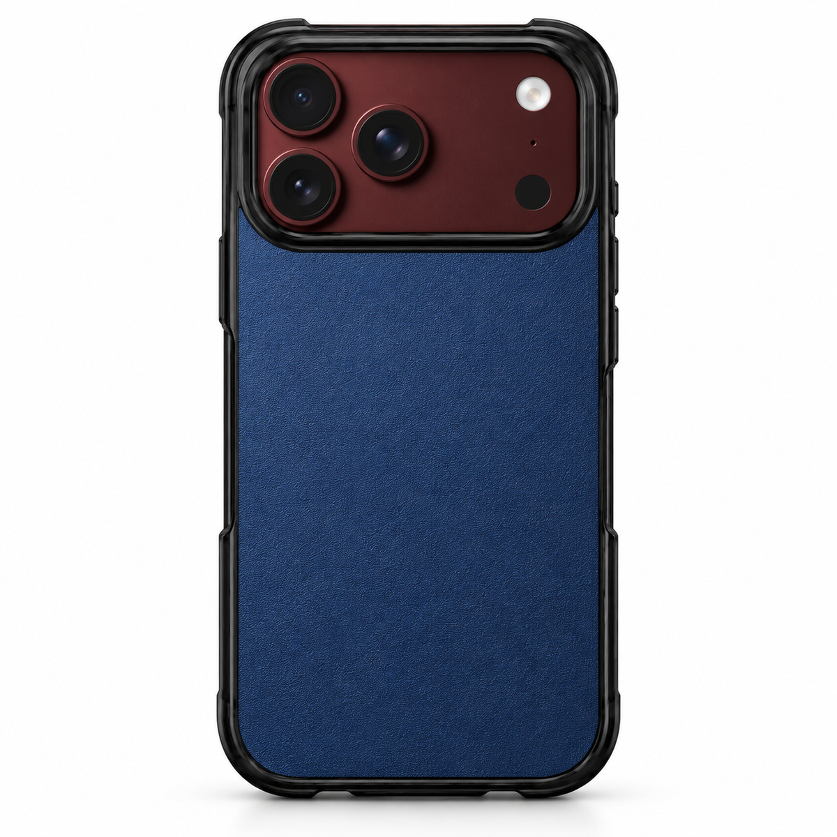 Premium iPhone Case Artificial Leather Semi Transparent Retro Foldable Cover Sweat Resistant Shockproof Slim Non Slip Durable Practical Protective Phone Case
