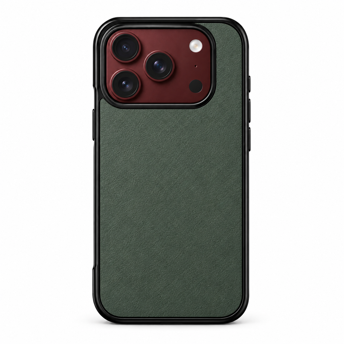 Premium iPhone Case Artificial Leather Semi Transparent Retro Foldable Cover Sweat Resistant Shockproof Slim Non Slip Durable Practical Protective Phone Case