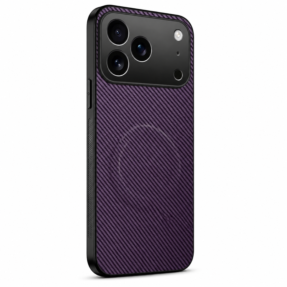 Premium iPhone Case Carbon Fiber Magnetic Shockproof Military Grade Ultrathin Protective Cover MagSafe Compatible Anti Scratch Lightweight Design Case