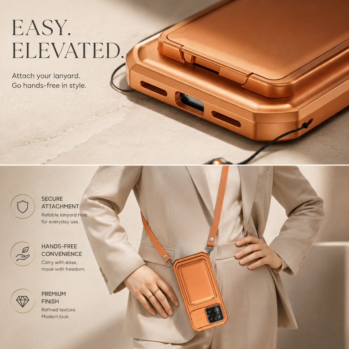 Premium iPhone Case Card Holder Wallet Anti Drop Protective Cover Shockproof Slim Hard Back Secure Card Storage Non Slip Lightweight Everyday Case