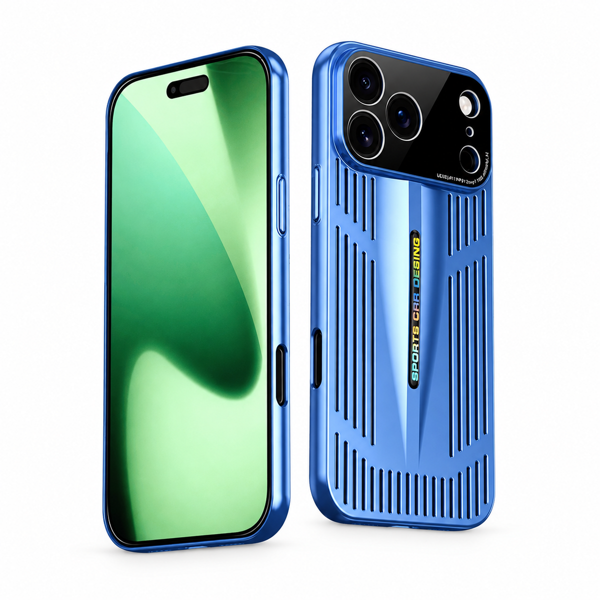 Premium iPhone Case Cooling Shockproof PC TPU Protective Cover Heat Dissipation Anti Scratch Anti Fingerprint Non Slip Water Resistant Plated Slim Case
