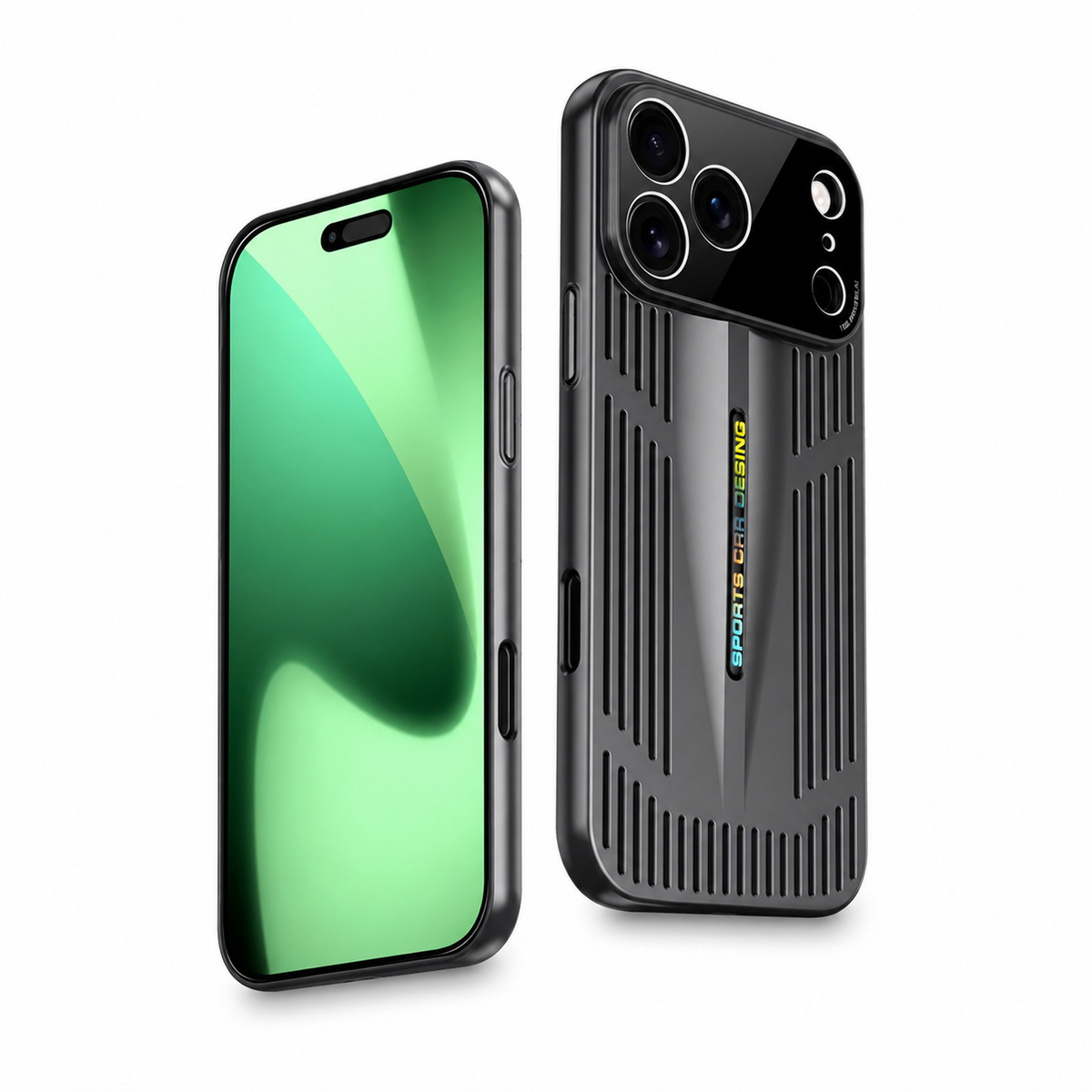 Premium iPhone Case Cooling Shockproof PC TPU Protective Cover Heat Dissipation Anti Scratch Anti Fingerprint Non Slip Water Resistant Plated Slim Case