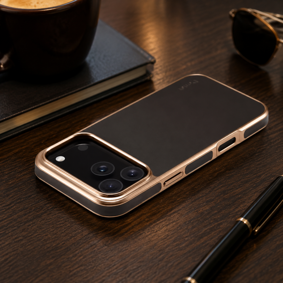 Premium iPhone Case Cowhide Leather Electroplated Cover Non Slip Skin Friendly Heat Resistant Slim Protective Case Minimalist Durable Finish Daily Use