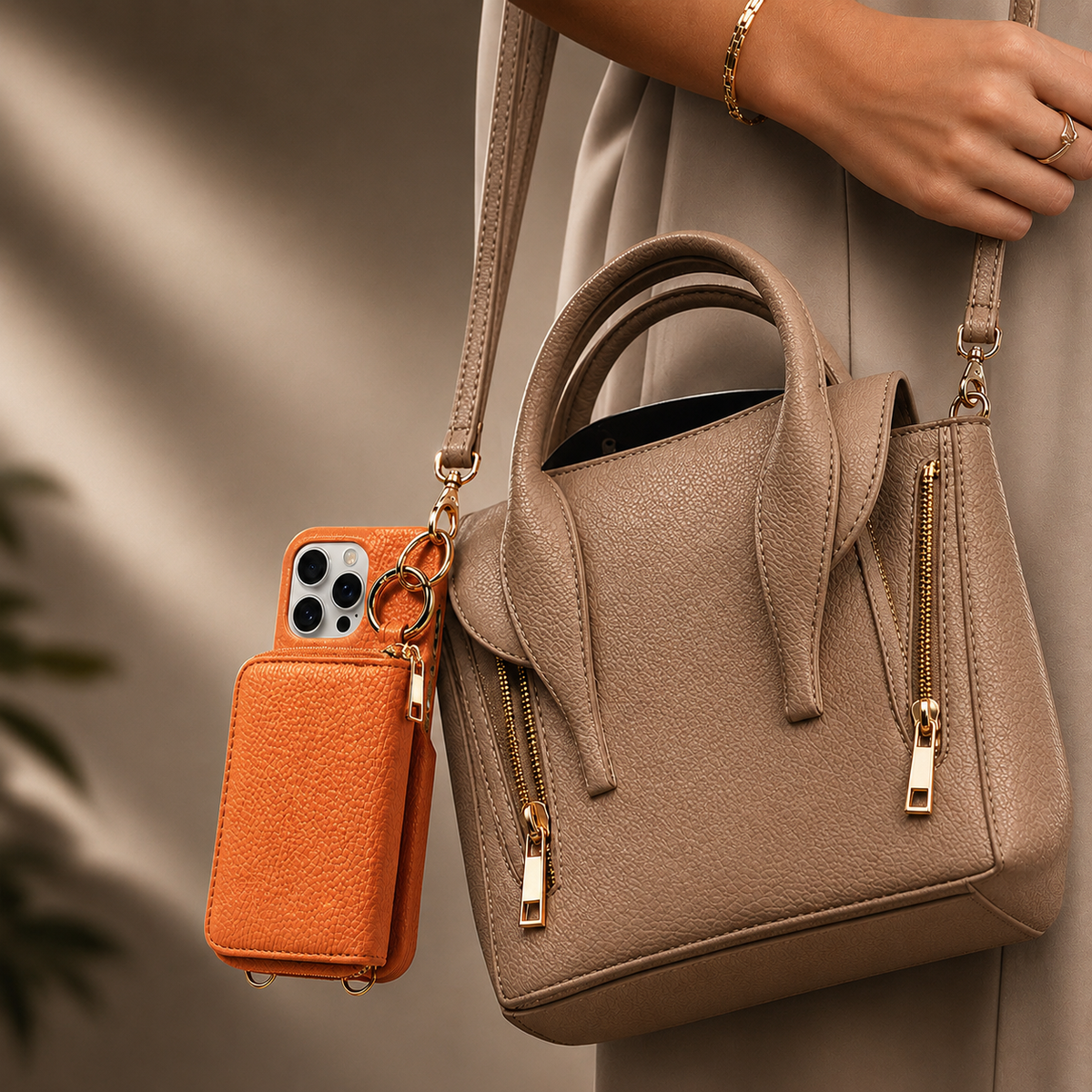 Premium iPhone Case Crossbody Wallet Card Holder Ring Stand Faux Leather Shockproof Protective Cover Full Coverage Adjustable Lanyard Slim Design Grip