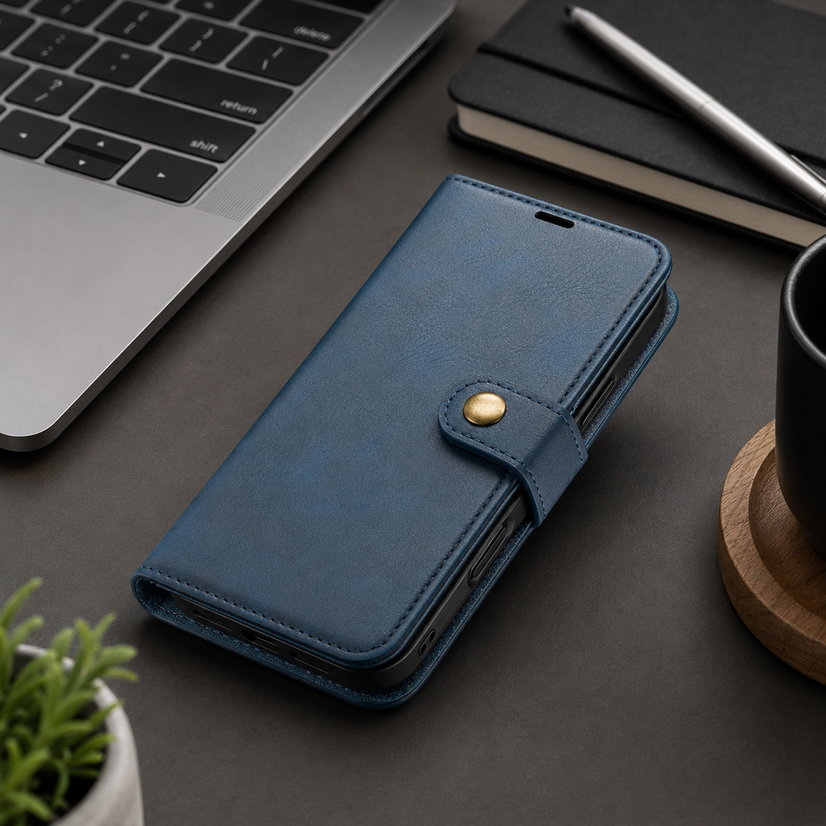 Premium iPhone Case Detachable Magnetic Leather Wallet Cover Card Holder Flip Design Full Body Protective Slim Case for Daily Carry and Travel Use Now