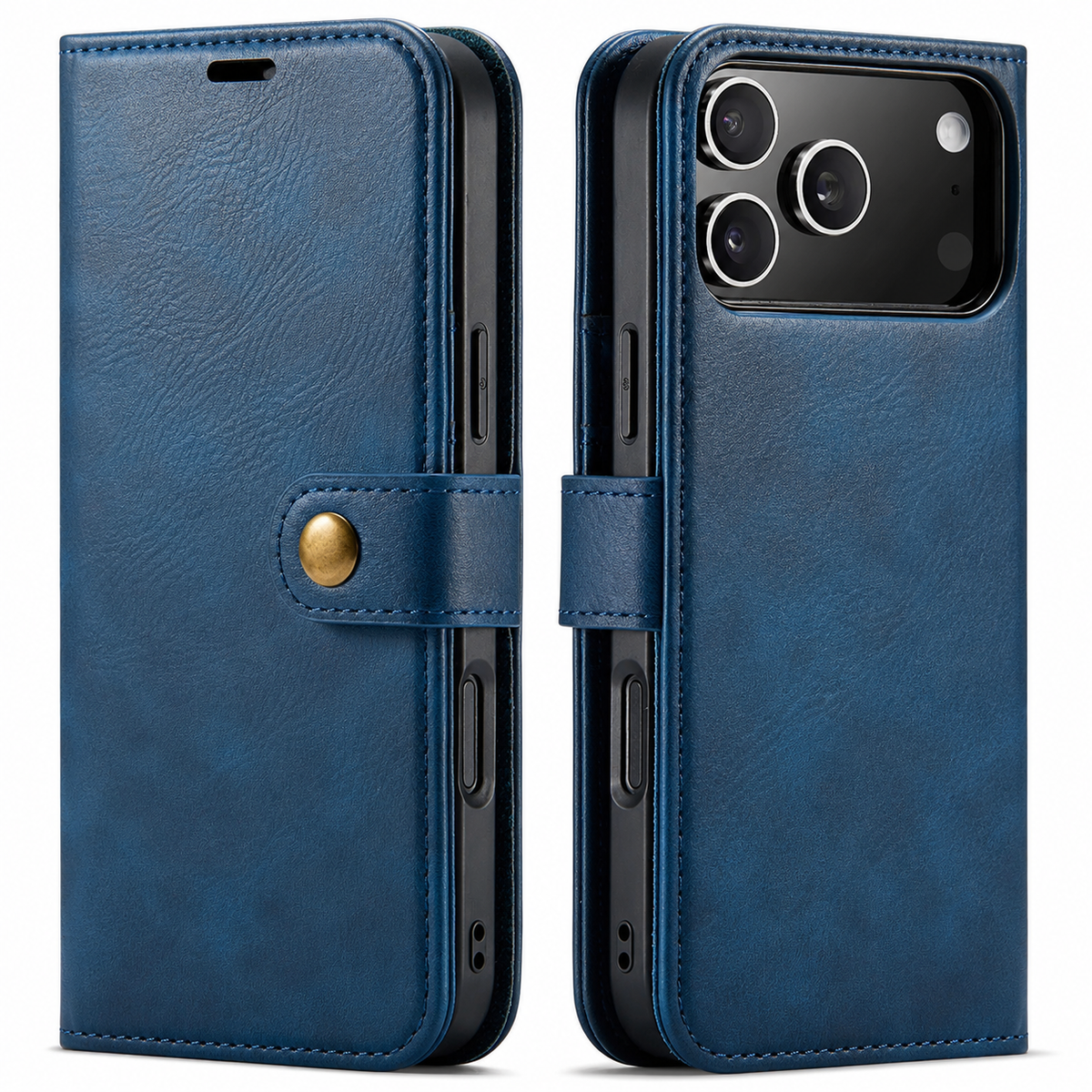Premium iPhone Case Detachable Magnetic Leather Wallet Cover Card Holder Flip Design Full Body Protective Slim Case for Daily Carry and Travel Use Now