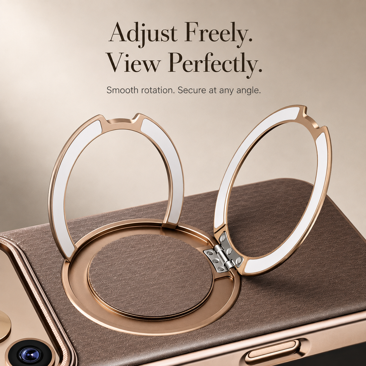 Premium iPhone Case Diamond Pattern Leather MagSafe Cover Rotating Bracket Holder Full Coverage Shockproof Anti Fingerprint Grip Protective Design Case