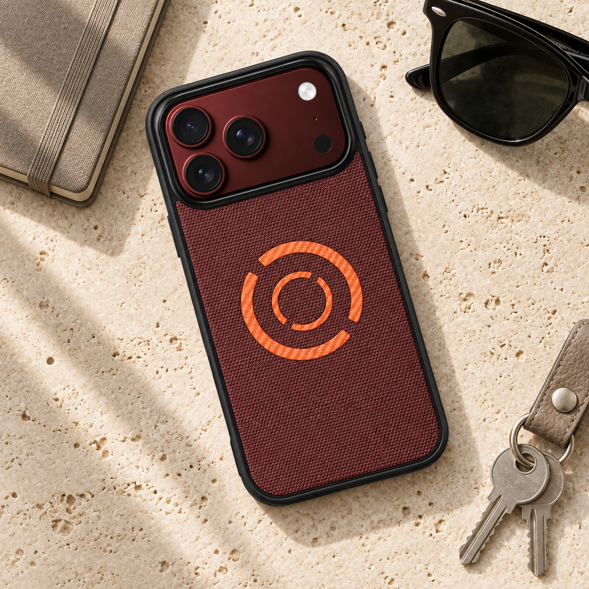 Premium iPhone Case Fabric Leather Magnetic MagSafe Anti Drop Non Slip Full Camera Protection Shockproof Slim Durable Luxury Protective Back Phone Cover Case