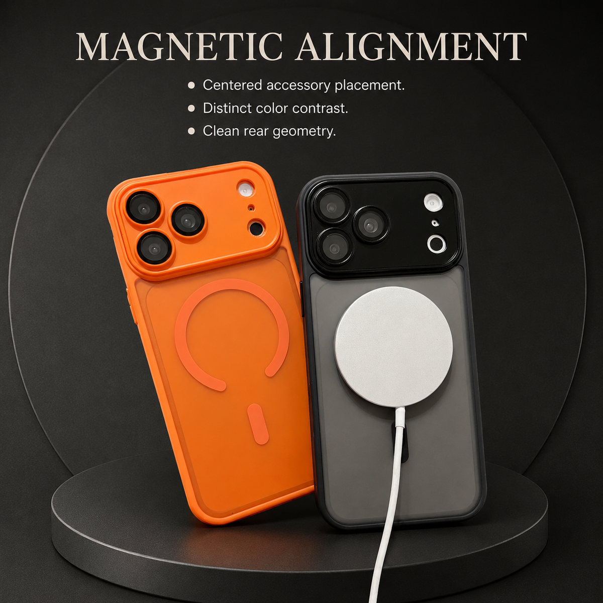 Premium iPhone Case Fashion Matte Transparent MagSafe Magnetic Back Shockproof Anti Fingerprint Slim Non Slip Durable Clear Protective Phone Cover Shell Case