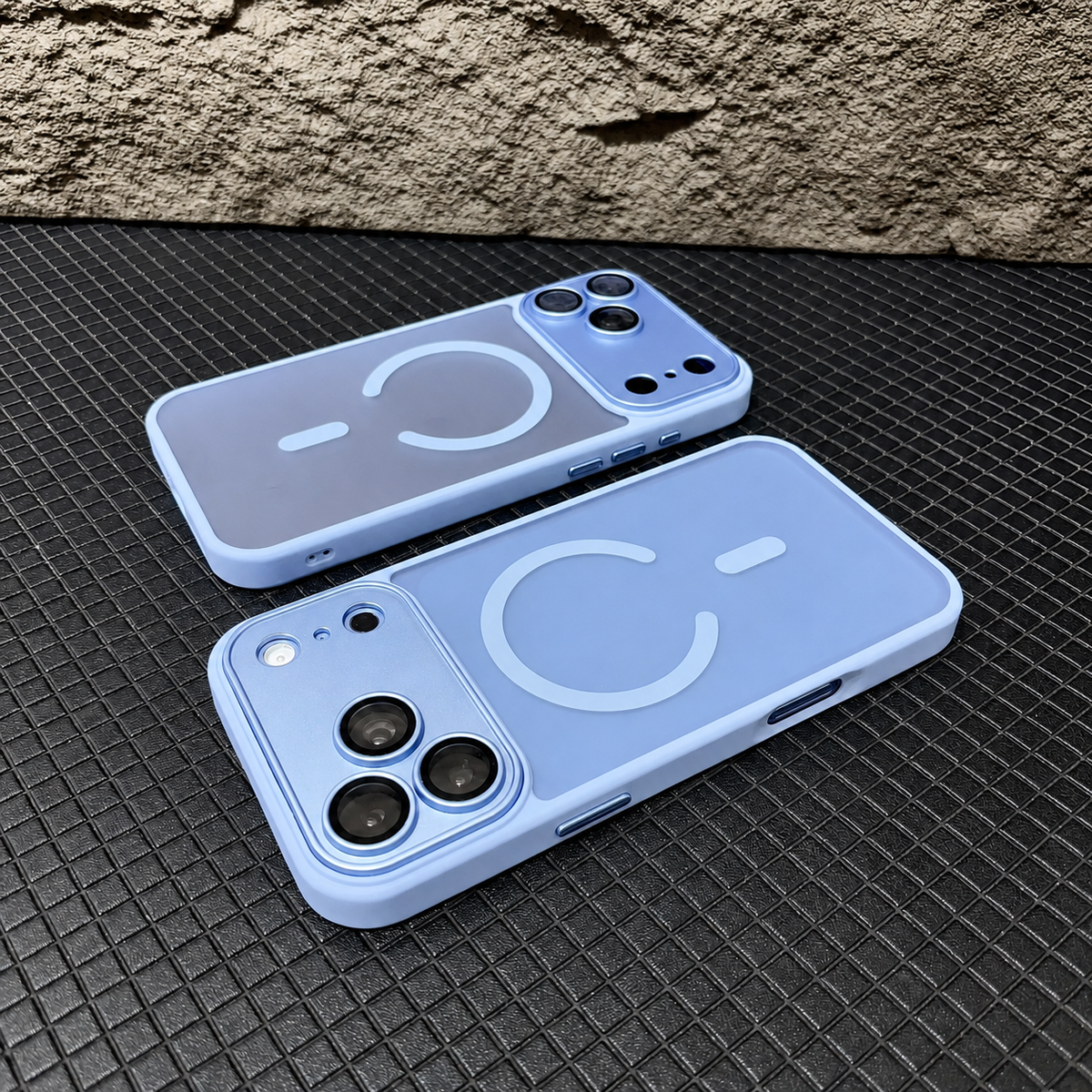 Premium iPhone Case Fashion Matte Transparent MagSafe Magnetic Back Shockproof Anti Fingerprint Slim Non Slip Durable Clear Protective Phone Cover Shell Case