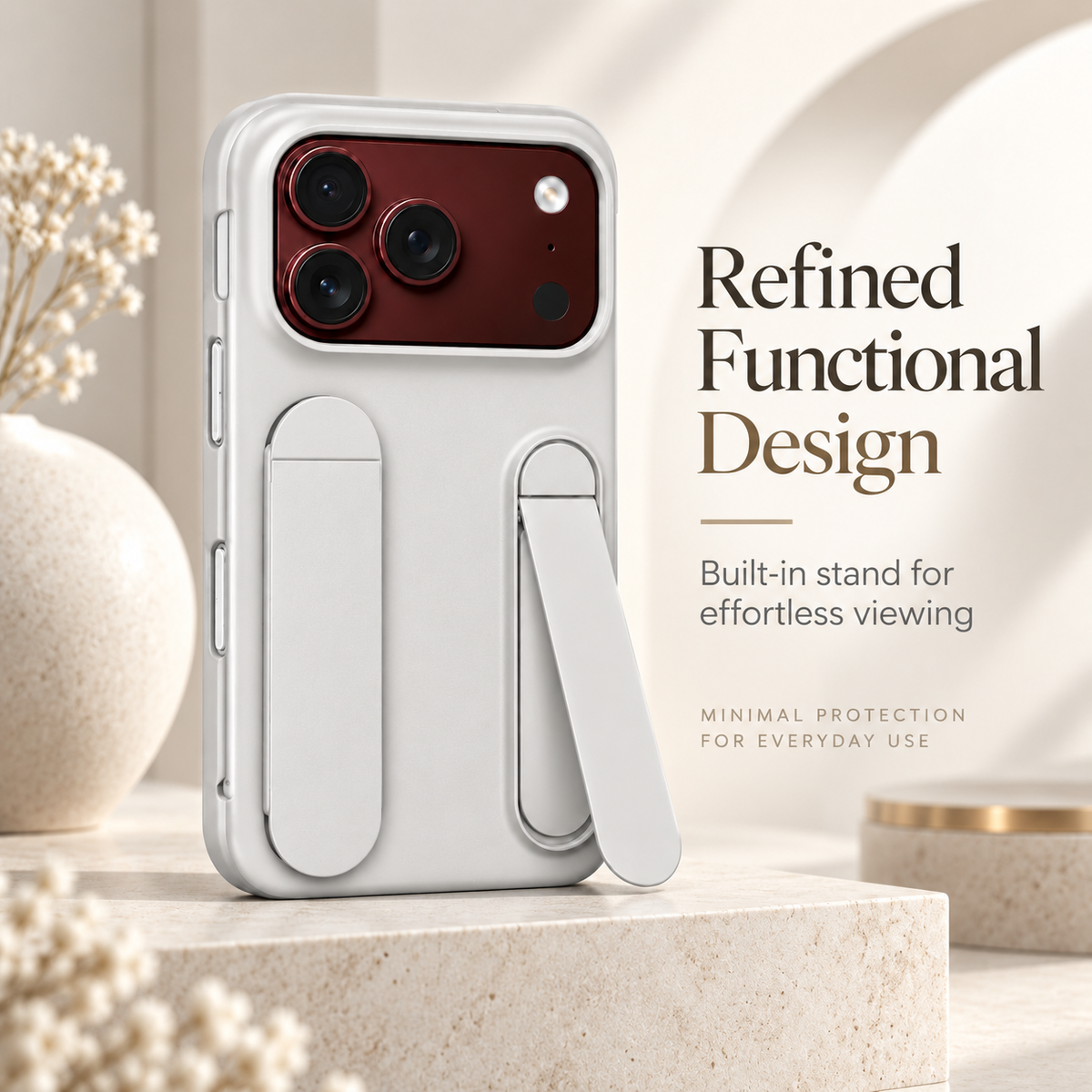 Premium iPhone Case Fashion Skin Feel Silicone Wrist Strap Kickstand Foldable Stand Cover Full Camera Shockproof Non Slip Slim Durable Protective Phone Case