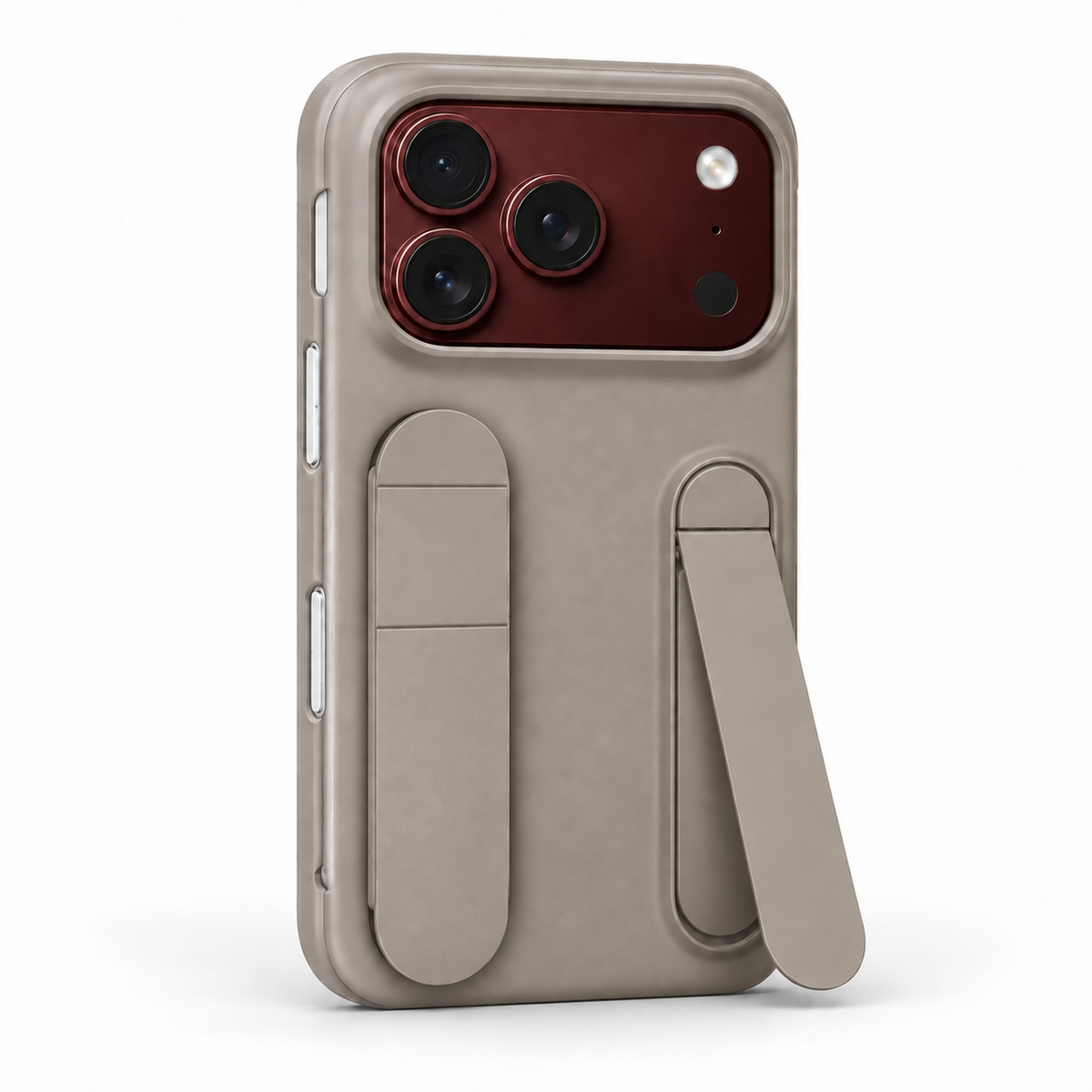 Premium iPhone Case Fashion Skin Feel Silicone Wrist Strap Kickstand Full Camera Protection Shockproof Non Slip Slim Durable Protective Phone Cover Case