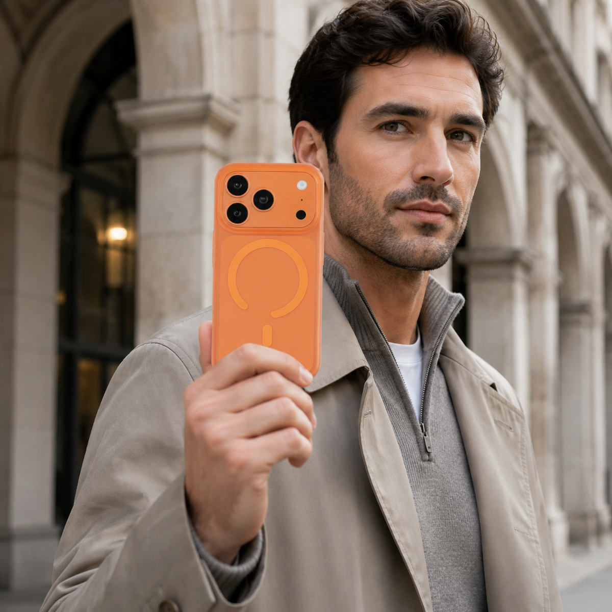 Premium iPhone Case Frosted Matte Translucent Clear MagSafe Magnetic Hard PC Ultra Thin Shockproof Anti Scratch Slim Lightweight Durable Protective Phone Cover