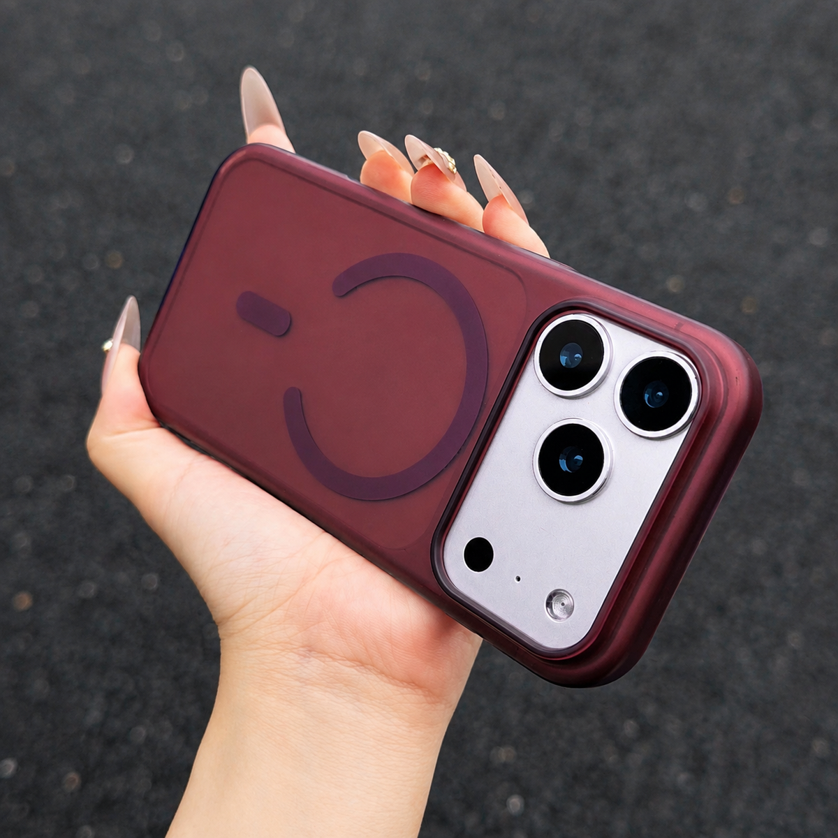 Premium iPhone Case Frosted Matte Translucent Clear MagSafe Magnetic Hard PC Ultra Thin Shockproof Anti Scratch Slim Lightweight Durable Protective Phone Cover