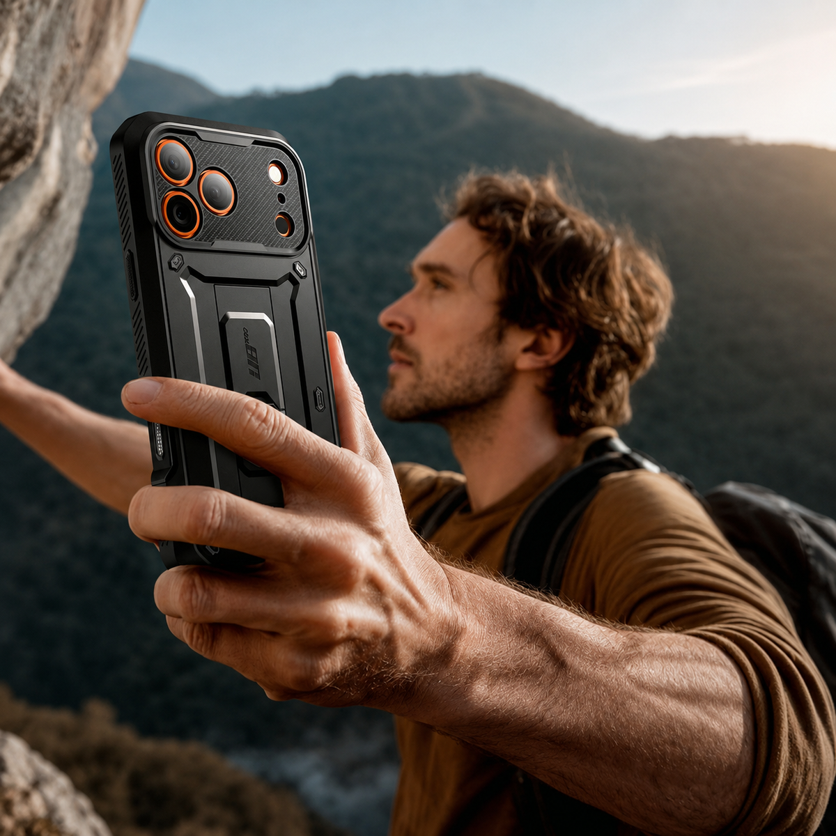 Premium iPhone Case Full Body Shockproof Armor Built In Screen Protector Heavy Duty PC TPU Rugged Protective Cover Reinforced Drop Protection Bumper