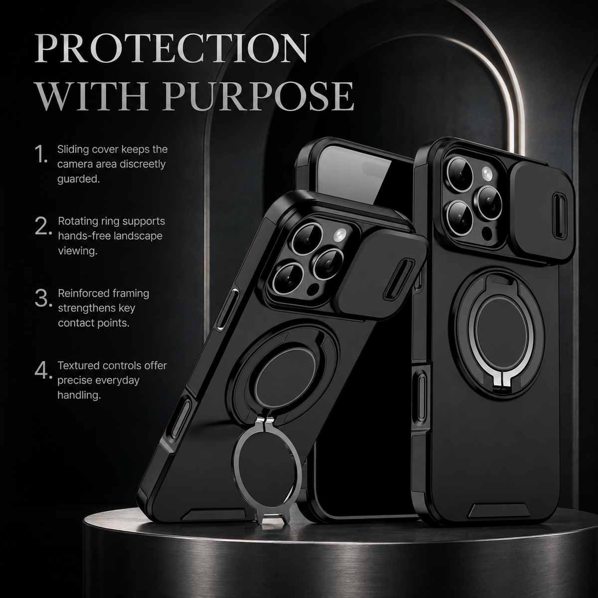 Premium iPhone Case Heavy Duty Armor Shockproof Magnetic Car Mount Stand Holder Anti Drop Rugged Slim Durable Tough Full Protective Phone Cover Shell Case