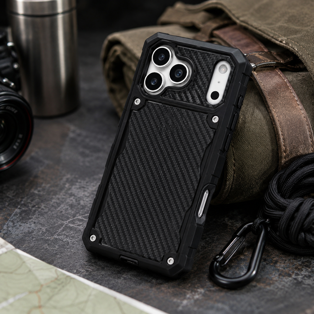 Premium iPhone Case Heavy Duty MagSafe Compatible Shockproof Military Grade Drop Protection Rugged Cover Anti Scratch Dustproof Non Slip Full Coverage