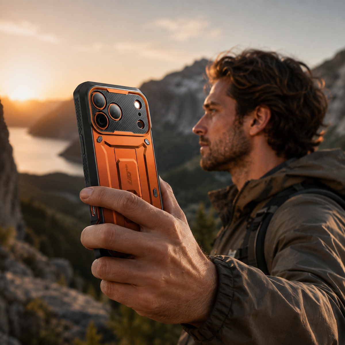 Premium iPhone Case Heavy Duty Rugged Shockproof PC TPU Full Body Protective Cover Built In Screen Protector Reinforced Bumper Tough Armor Case