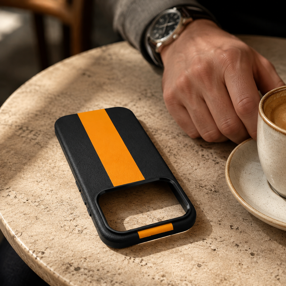 Premium iPhone Case High End Business Leather MagSafe Magnetic Wireless Charging Shockproof Slim Non Slip Anti Scratch Durable Luxury Protective Phone Cover