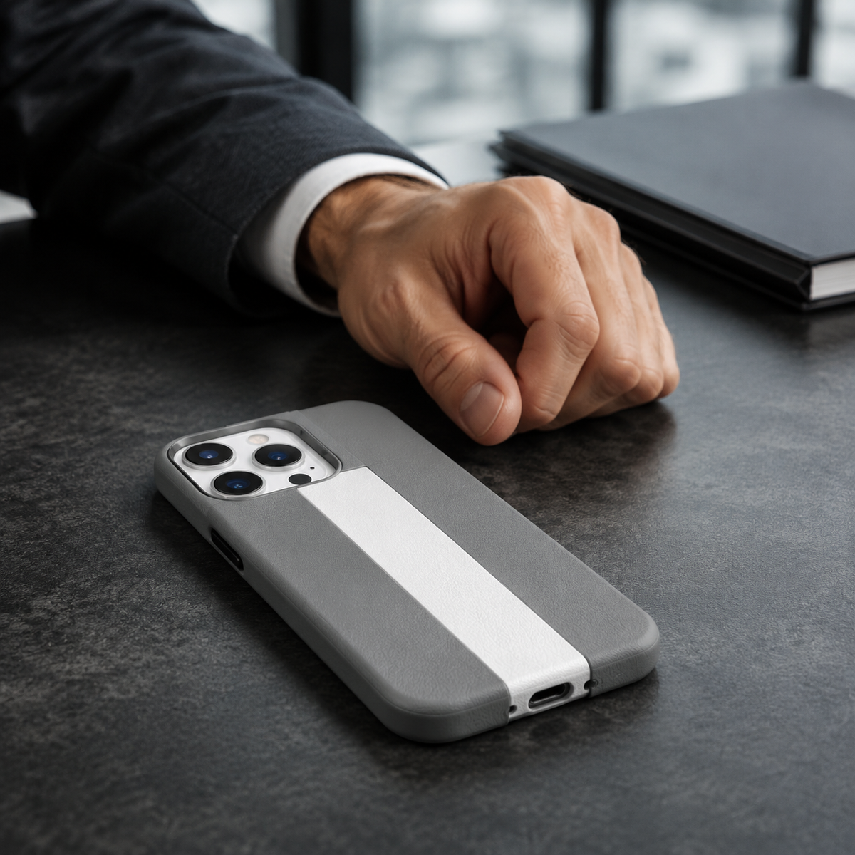 Premium iPhone Case High End Business Leather MagSafe Magnetic Wireless Charging Shockproof Slim Non Slip Anti Scratch Durable Luxury Protective Phone Cover