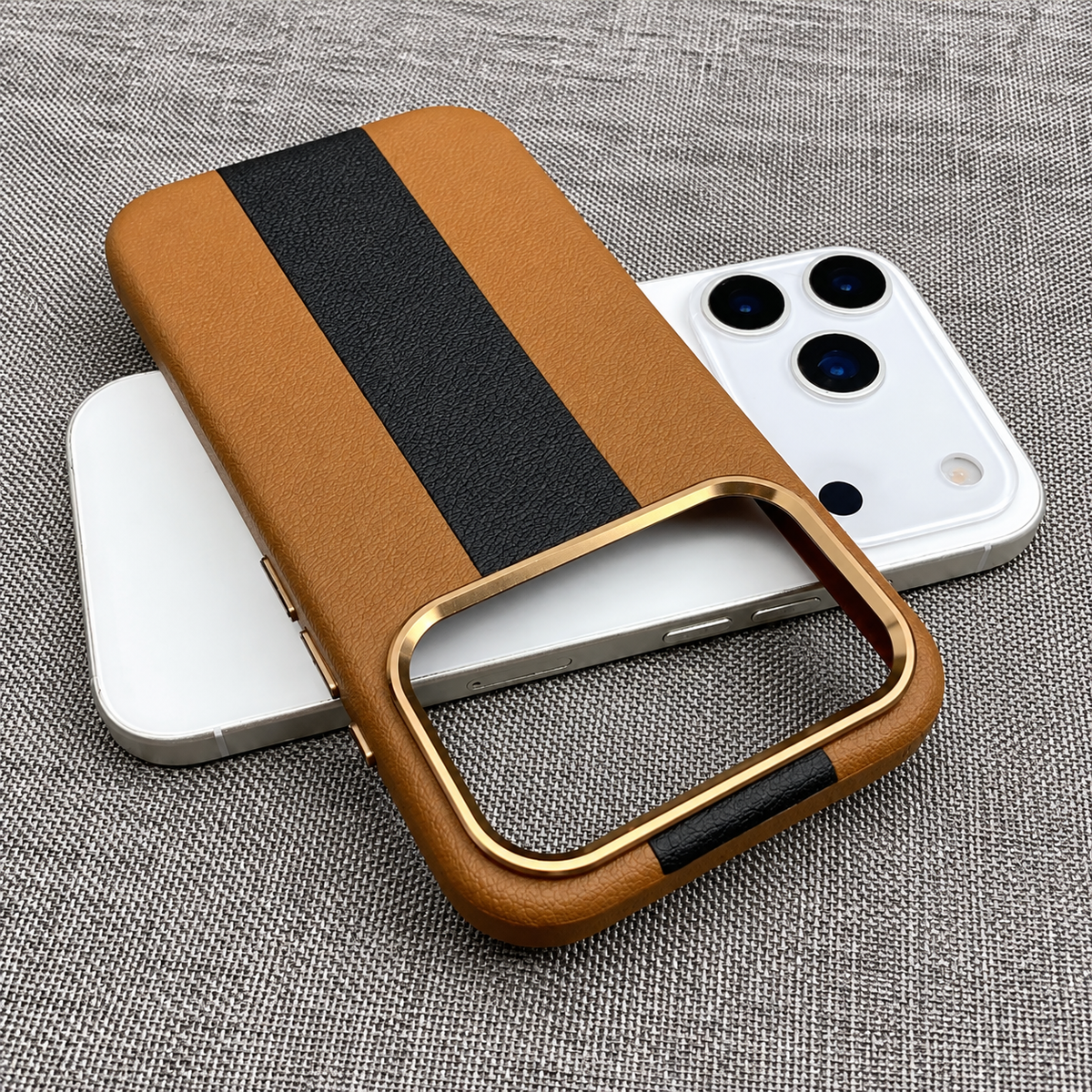 Premium iPhone Case High End Business Leather MagSafe Magnetic Wireless Charging Shockproof Slim Non Slip Anti Scratch Durable Luxury Protective Phone Cover