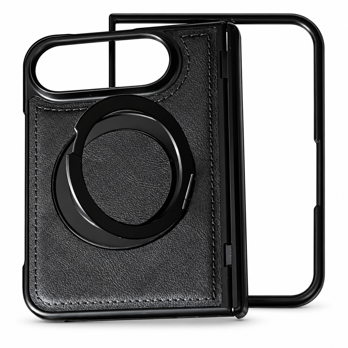 Premium iPhone Case Hinge Protection MagSafe Magnetic Wireless Charging 360 Rotating Ring Holder Shockproof Slim Durable Protective Tough Phone Cover Case