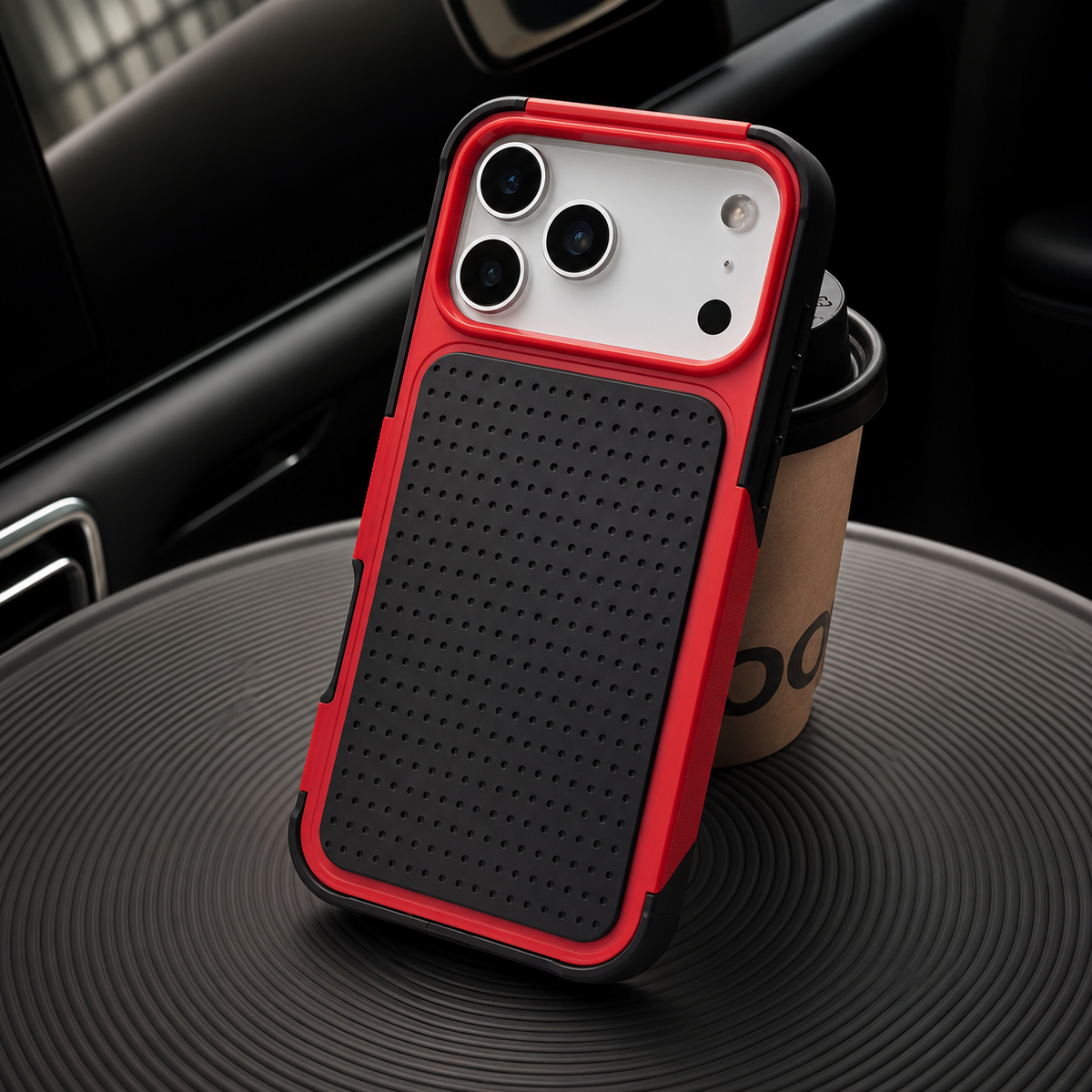 Premium iPhone Case — Hybrid Armor Shockproof Magnetic Wallet Cover with Built-In Stand, Non-Slip Grip, Rugged Protective Design and Card Storage
