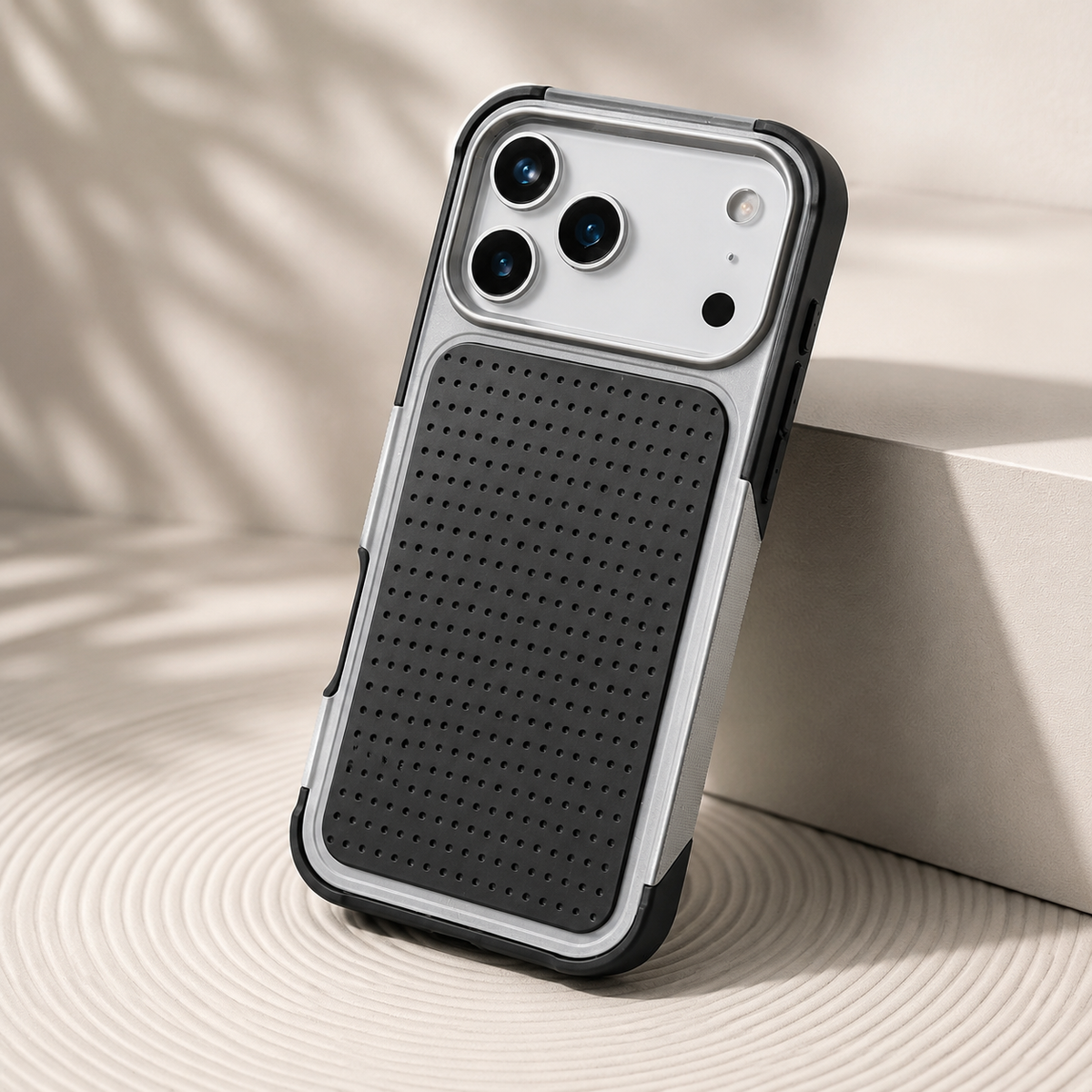Premium iPhone Case — Hybrid Armor Shockproof Magnetic Wallet Cover with Built-In Stand, Non-Slip Grip, Rugged Protective Design and Card Storage
