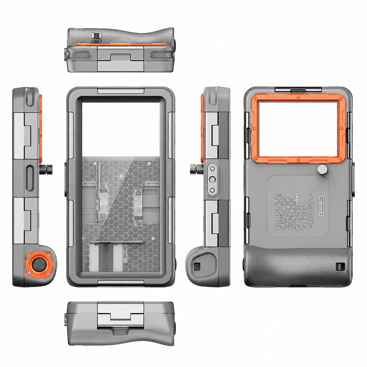 Premium iPhone Case IP68 Waterproof Full Body Shockproof Cover Anti-Scratch Sealed 15m Underwater Protection Secure Lanyard PC TPU Durable Gear Design