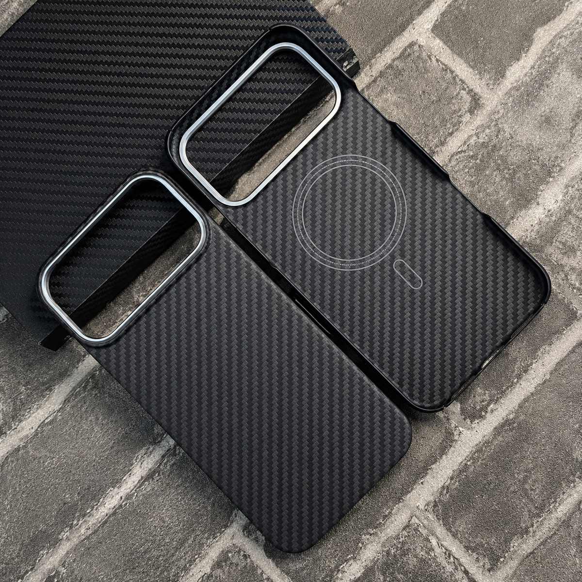 Premium iPhone Case Kevlar Aramid Carbon Fiber MagSafe Compatible Ultra Thin Shockproof Anti Scratch Matte Full Coverage Raised Lens Screen Guards Slim