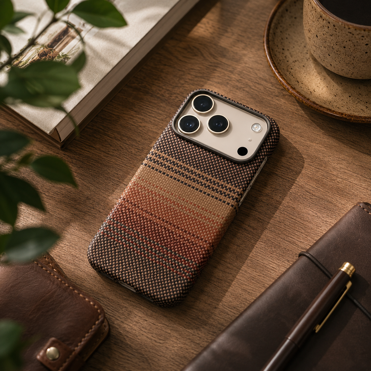Premium iPhone Case Kevlar Aramid Carbon Fiber MagSafe Compatible Ultra Thin Shockproof Anti Scratch Matte Full Coverage Raised Lens Screen Guards Slim