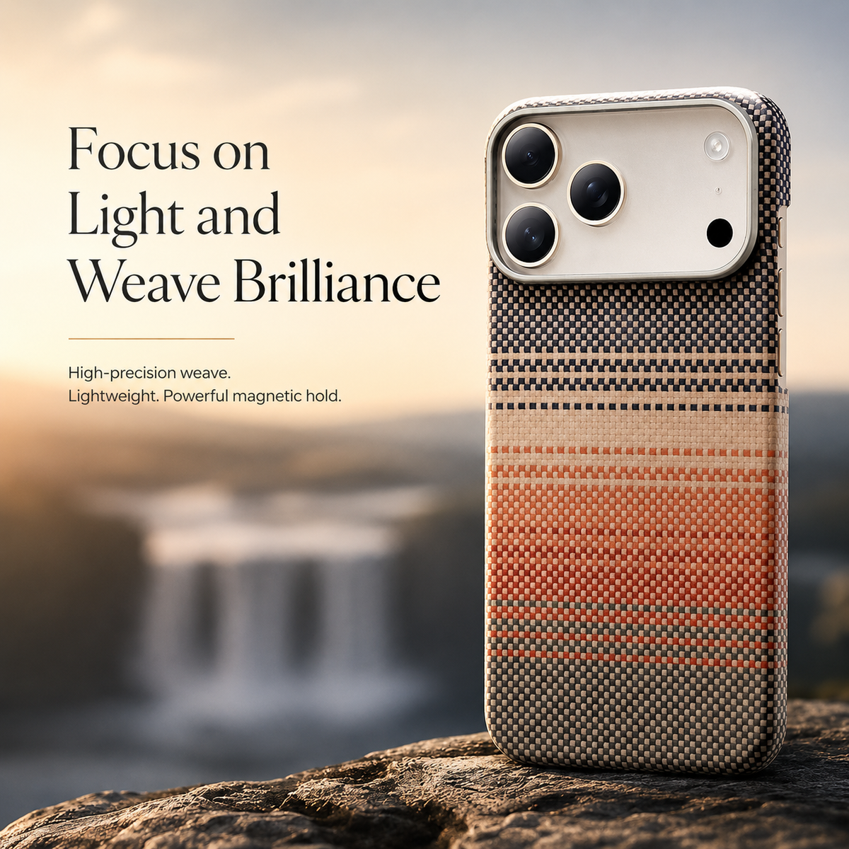 Premium iPhone Case Kevlar Aramid Carbon Fiber MagSafe Compatible Ultra Thin Shockproof Anti Scratch Matte Full Coverage Raised Lens Screen Guards Slim