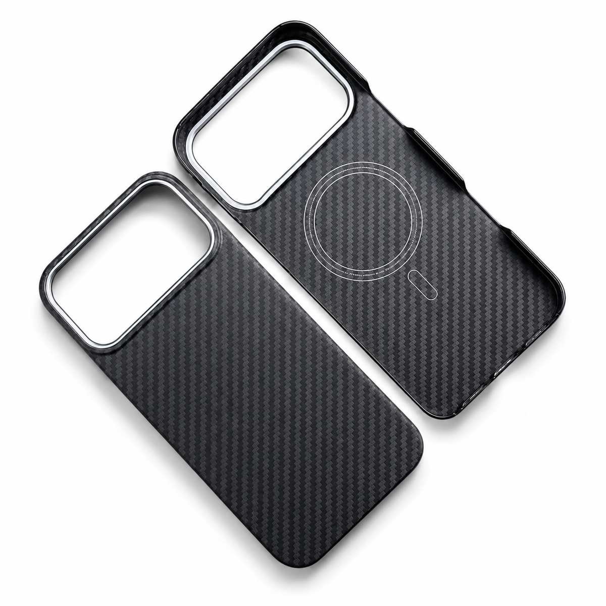 Premium iPhone Case Kevlar Aramid Carbon Fiber MagSafe Compatible Ultra Thin Shockproof Anti Scratch Matte Full Coverage Raised Lens Screen Guards Slim