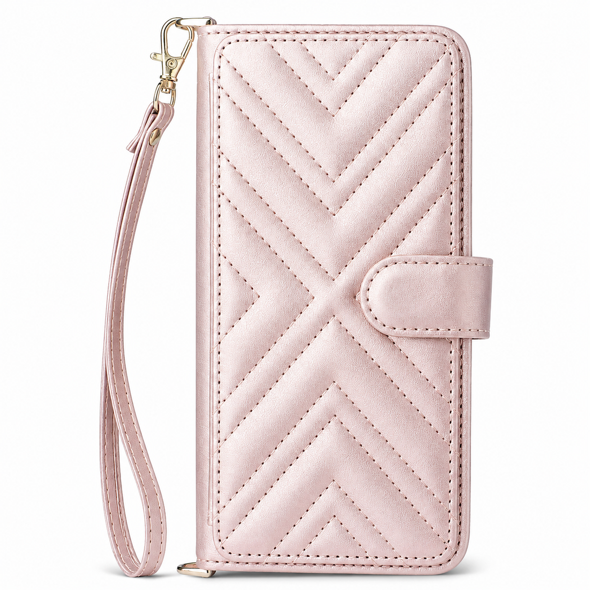 Premium iPhone Case Leather Flip Wallet Card Holder Shockproof Durable Cover Magnetic Closure Full Body Protection Slim Stand Design Scratch Resistant