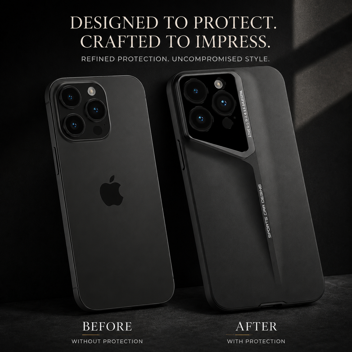Premium iPhone Case Leather Magnetic Car Mount TPU Cover Shockproof Slim Anti Scratch Non Slip Protective Frame Full Coverage Everyday Protection Case
