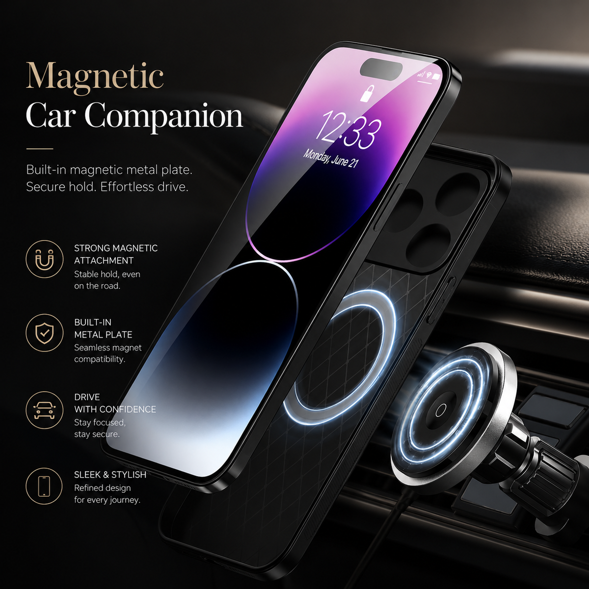 Premium iPhone Case Leather Pattern Shockproof Silicone Protective Cover Soft Non Slip Slim Lightweight Back Protection Reinforced Bumper Modern Armor Design