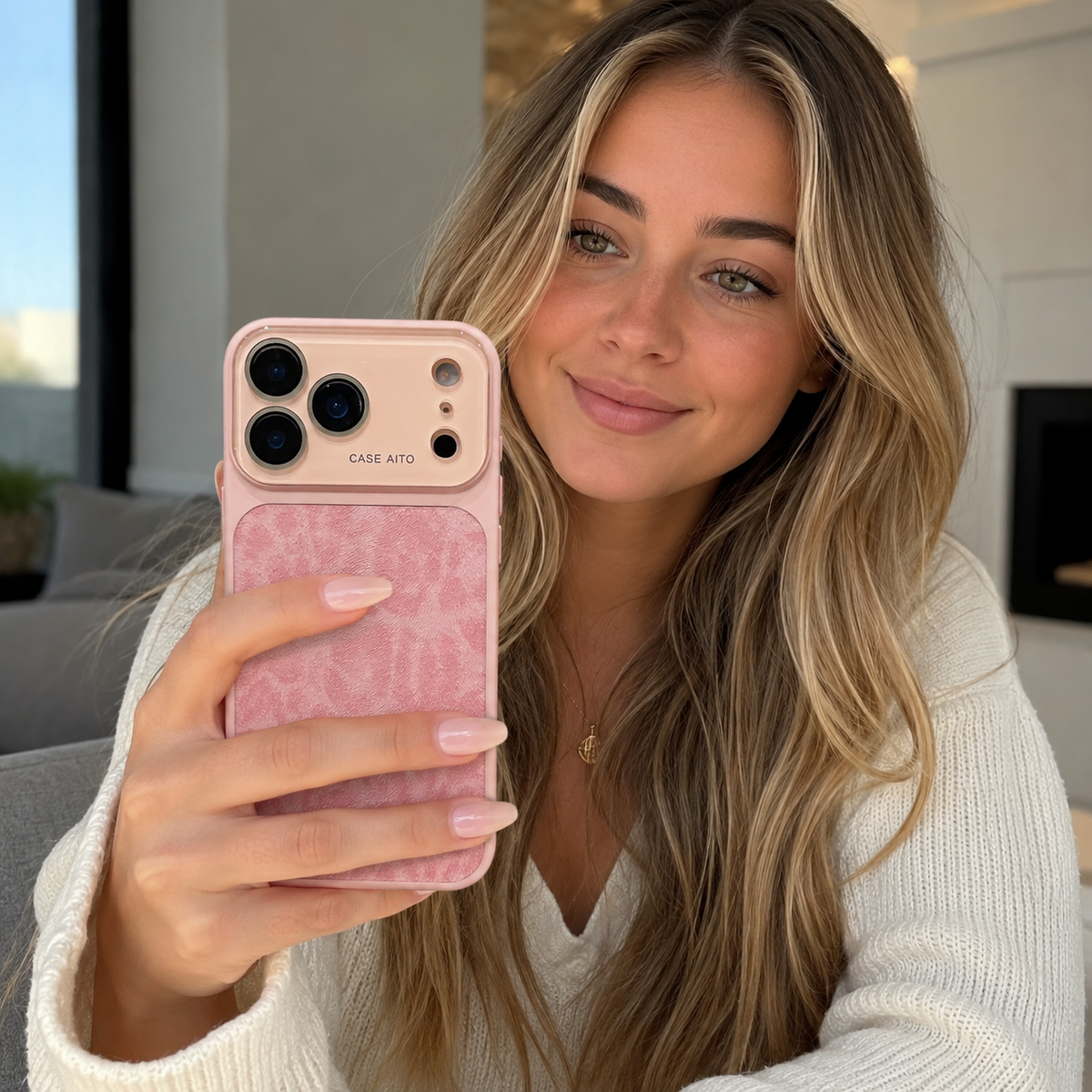 Premium iPhone Case Leopard Print Matte Shockproof Protective Cover Large Window Camera Lens Protection Anti Scratch Non Slip Lightweight Full Coverage Case