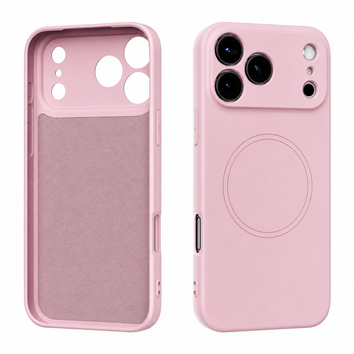 Premium iPhone Case Liquid Silicone MagSafe Magnetic Soft Touch Shockproof Anti Fingerprint Non Slip Slim Durable Wireless Charging Protective Phone Cover Case