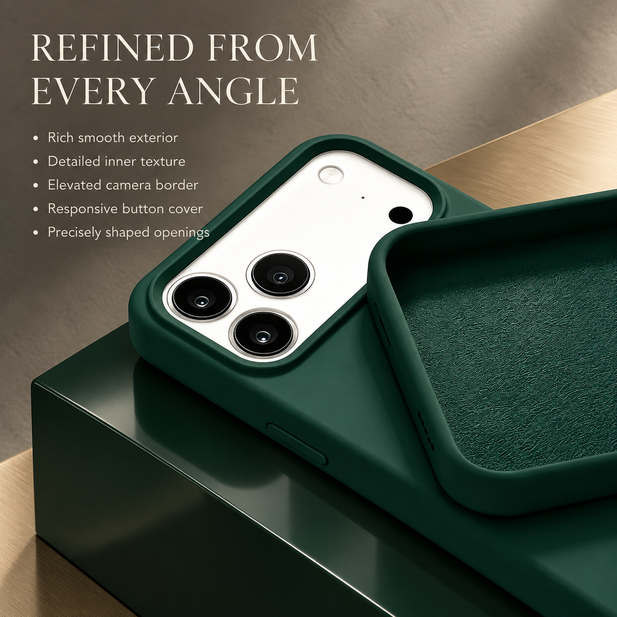 Premium iPhone Case Liquid Silicone Soft Touch Candy Color Shockproof Slim Anti Fingerprint Non Slip Durable Lightweight Protective Phone Cover Case