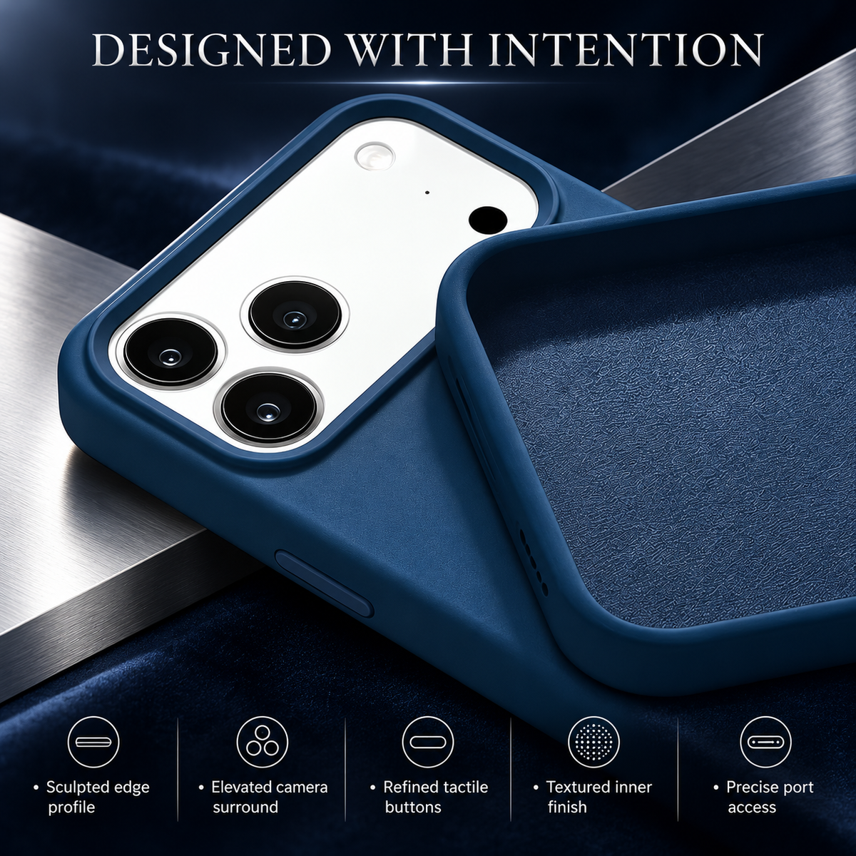 Premium iPhone Case Liquid Silicone Soft Touch Candy Color Shockproof Slim Anti Fingerprint Non Slip Durable Lightweight Protective Phone Cover Case