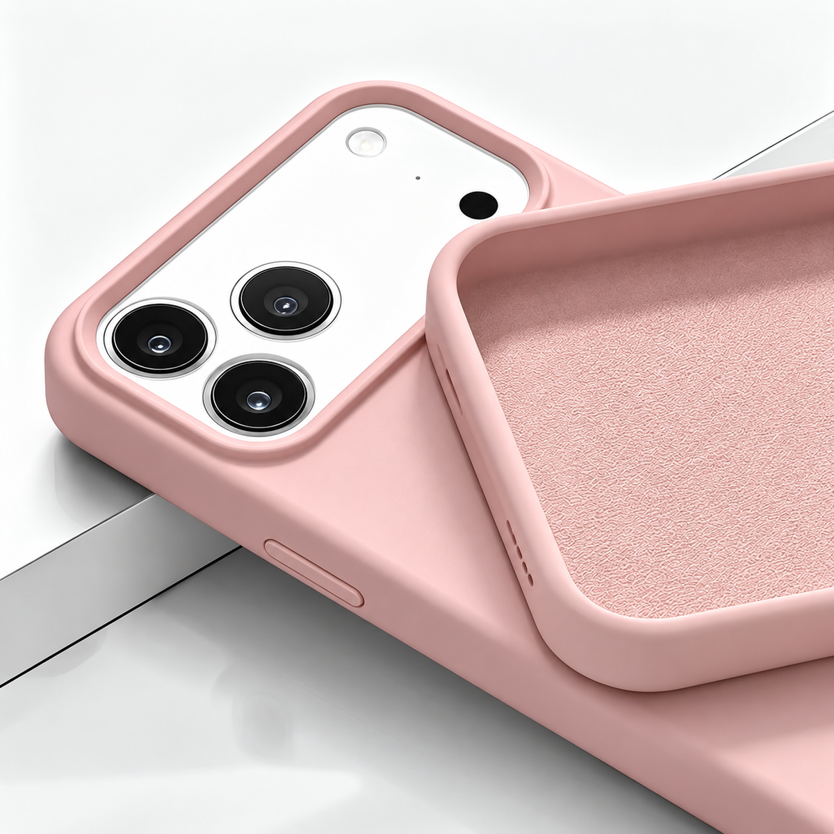 Premium iPhone Case Liquid Silicone Soft Touch Candy Color Shockproof Slim Anti Fingerprint Non Slip Durable Lightweight Protective Phone Cover Case