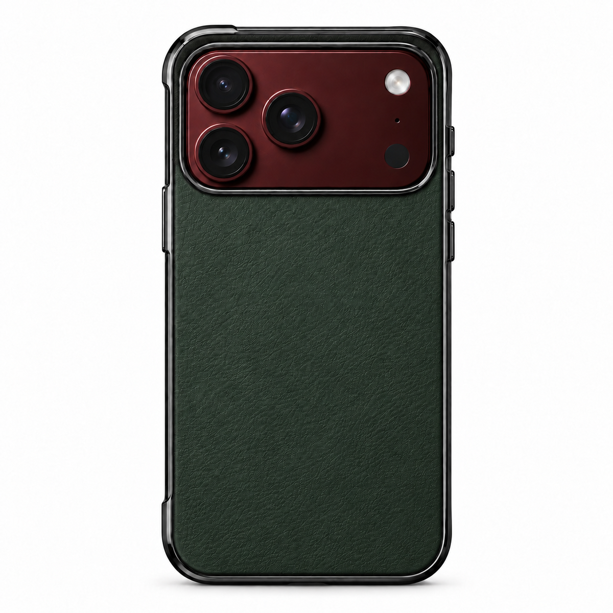 Premium iPhone Case Luxury Business Vegan Leather Sheepskin Foldable Cover Matte Shockproof Full Protection Slim Non Slip Durable Protective Phone Case