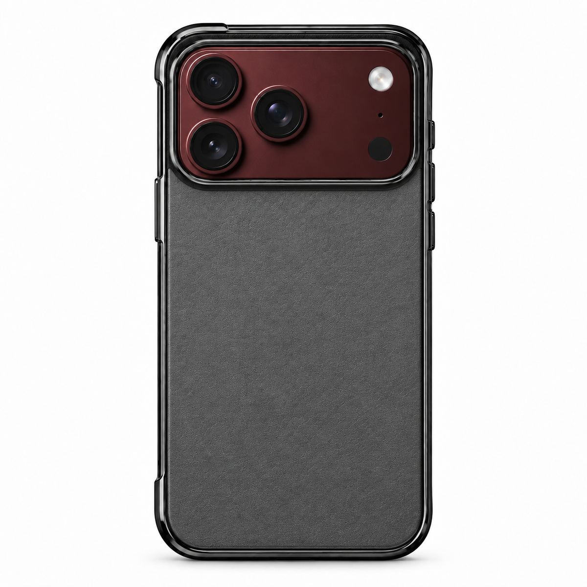 Premium iPhone Case Luxury Business Vegan Leather Sheepskin Foldable Cover Matte Shockproof Full Protection Slim Non Slip Durable Protective Phone Case