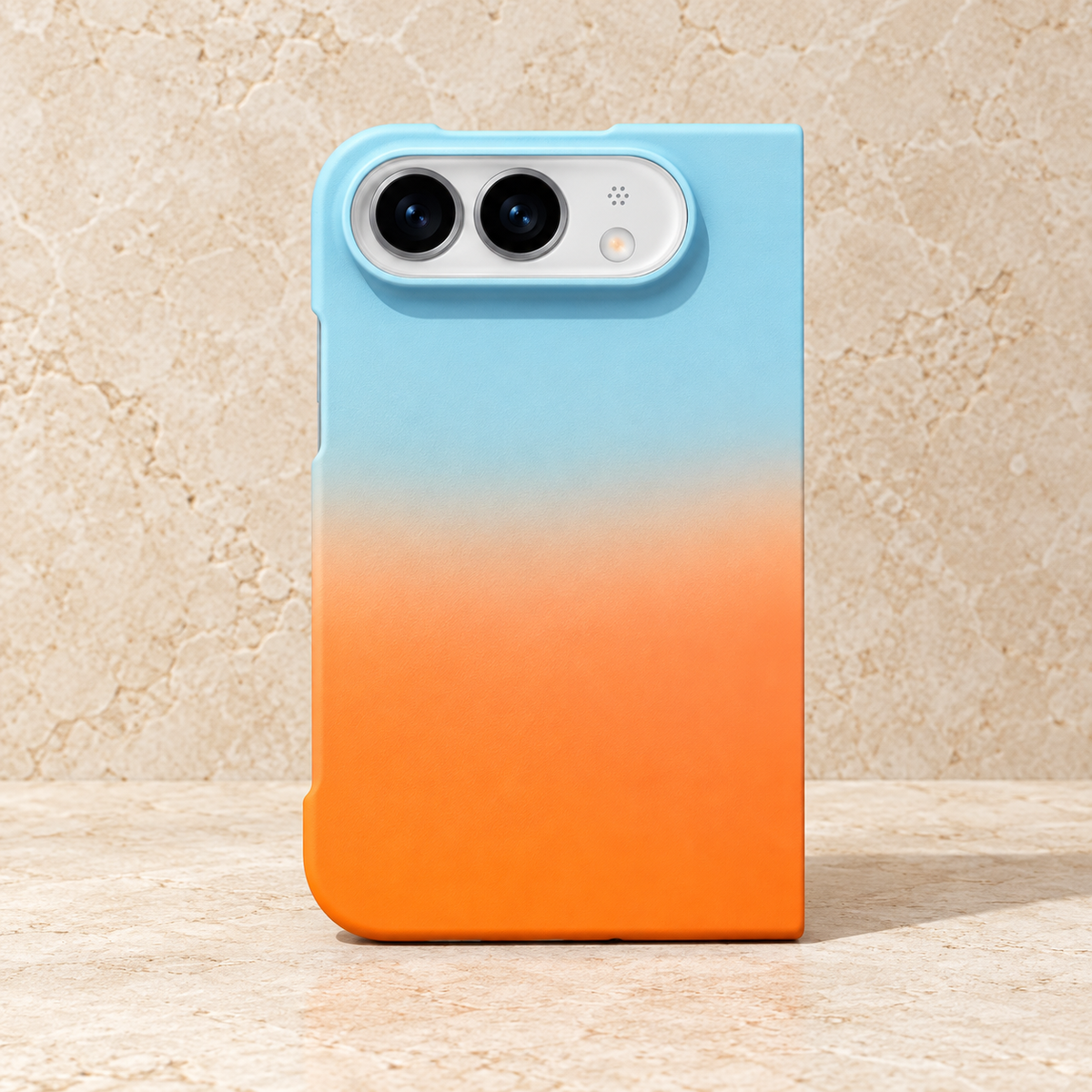 Premium iPhone Case Luxury Classic Gradient Dopamine Color Shockproof Folding Hard Back Slim Protective Anti Scratch Durable Stylish Phone Cover Case