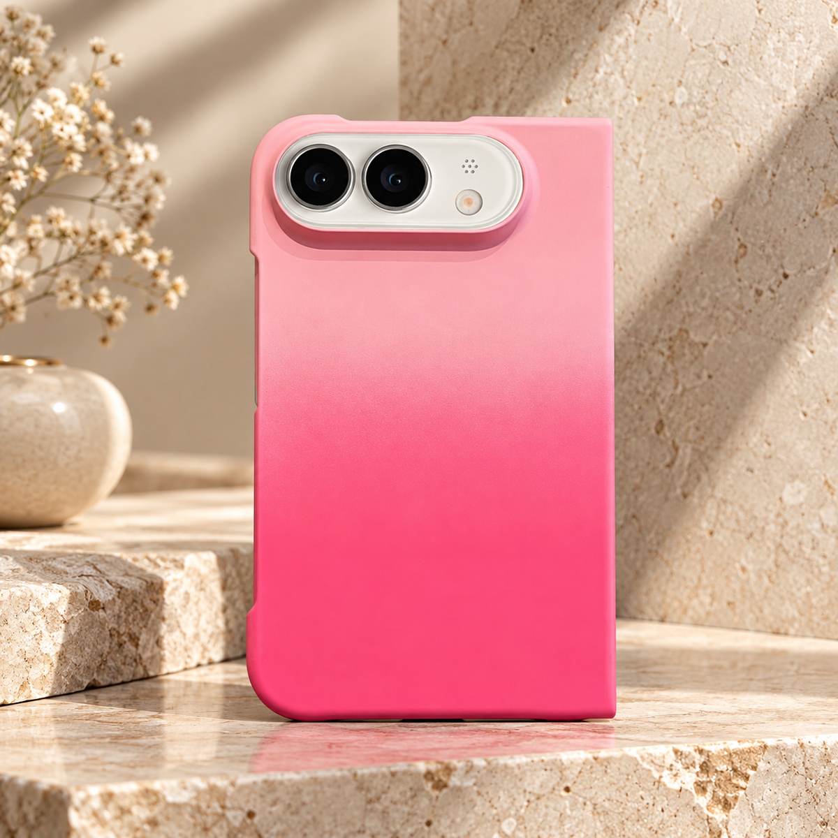 Premium iPhone Case Luxury Classic Gradient Dopamine Color Shockproof Folding Hard Back Slim Protective Anti Scratch Durable Stylish Phone Cover Case