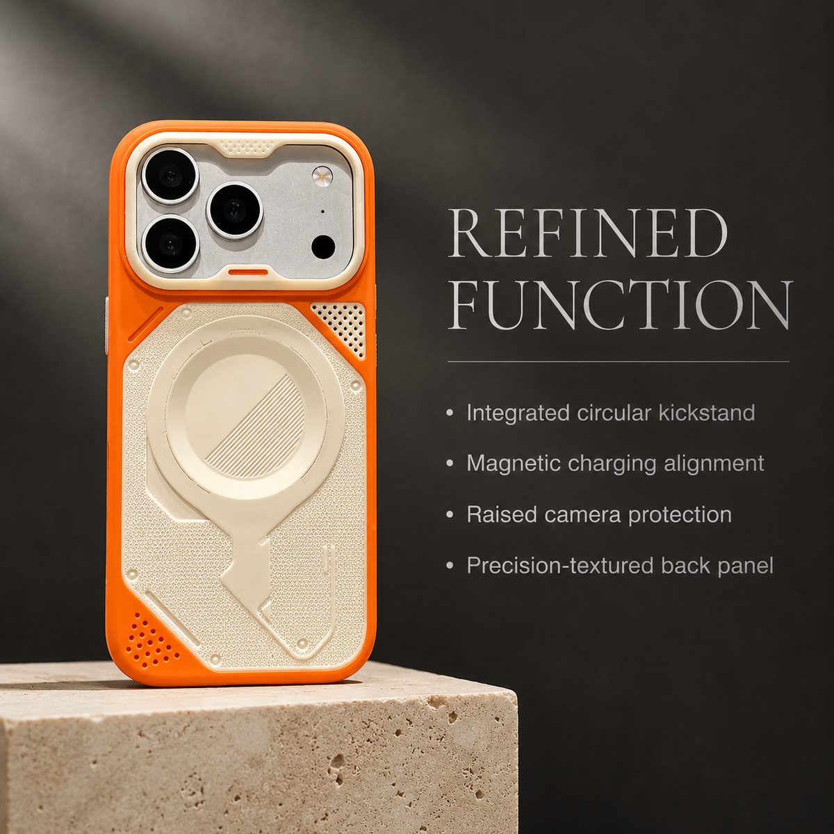 Premium iPhone Case Luxury Hybrid Bumper Armor MagSafe Magnetic Matte Rugged Shockproof Anti Drop Slim Durable Tough Protective Back Phone Cover Shell Case