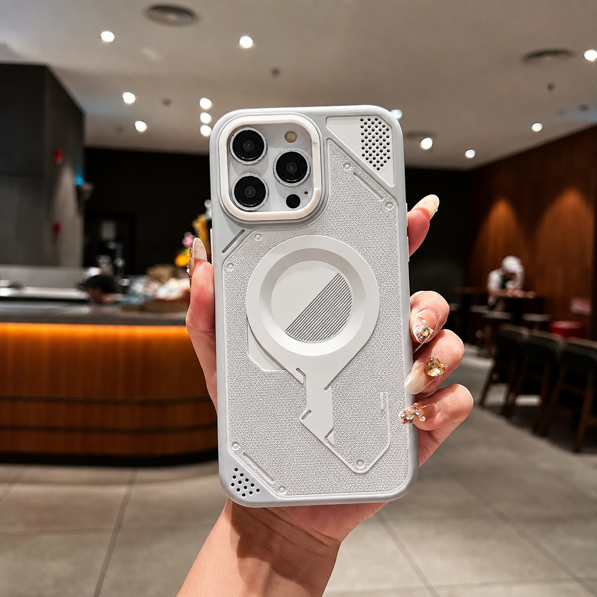 Premium iPhone Case Luxury Hybrid Bumper Armor MagSafe Magnetic Matte Rugged Shockproof Anti Drop Slim Durable Tough Protective Back Phone Cover Shell Case