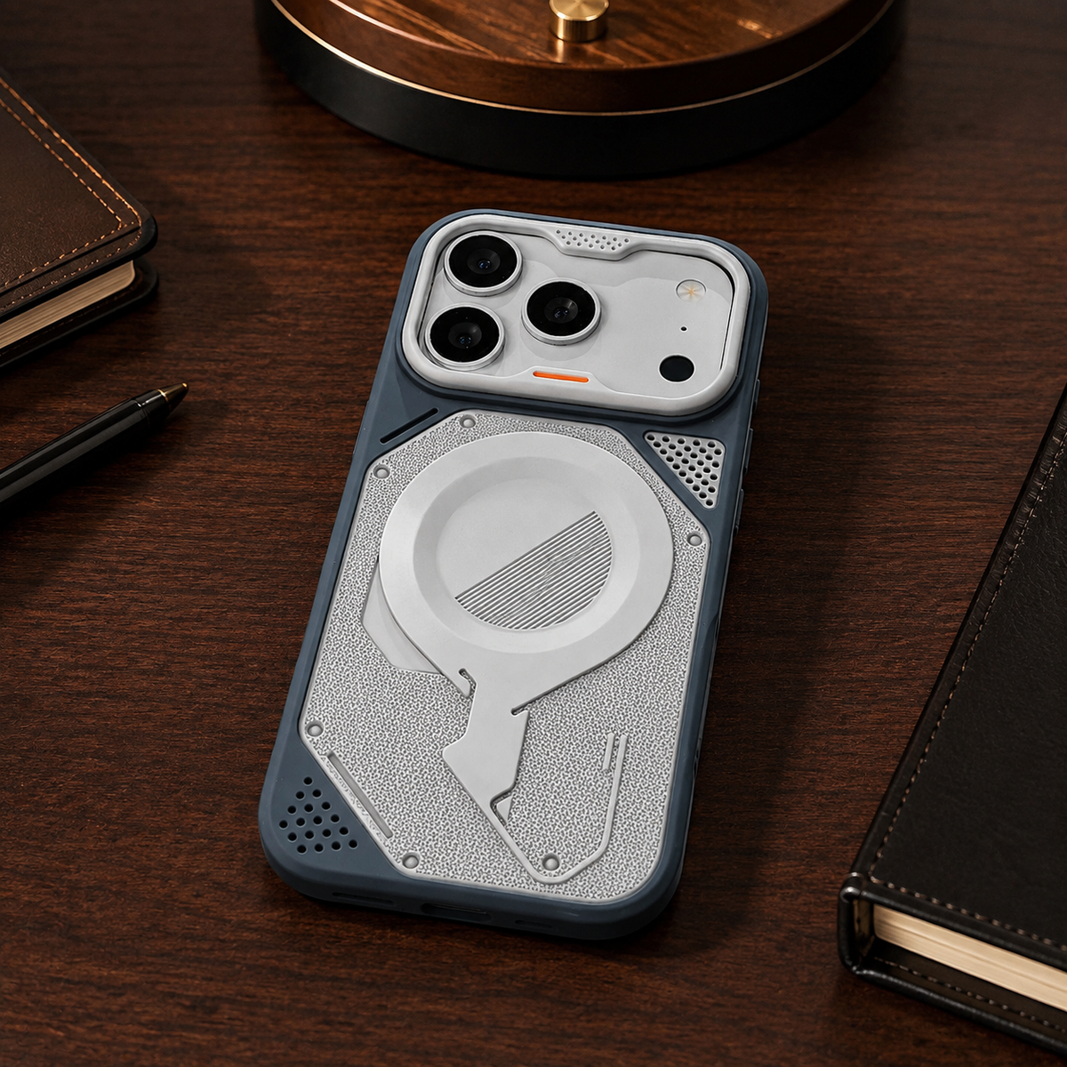 Premium iPhone Case Luxury Hybrid Bumper Armor MagSafe Magnetic Matte Rugged Shockproof Anti Drop Slim Durable Tough Protective Back Phone Cover Shell Case