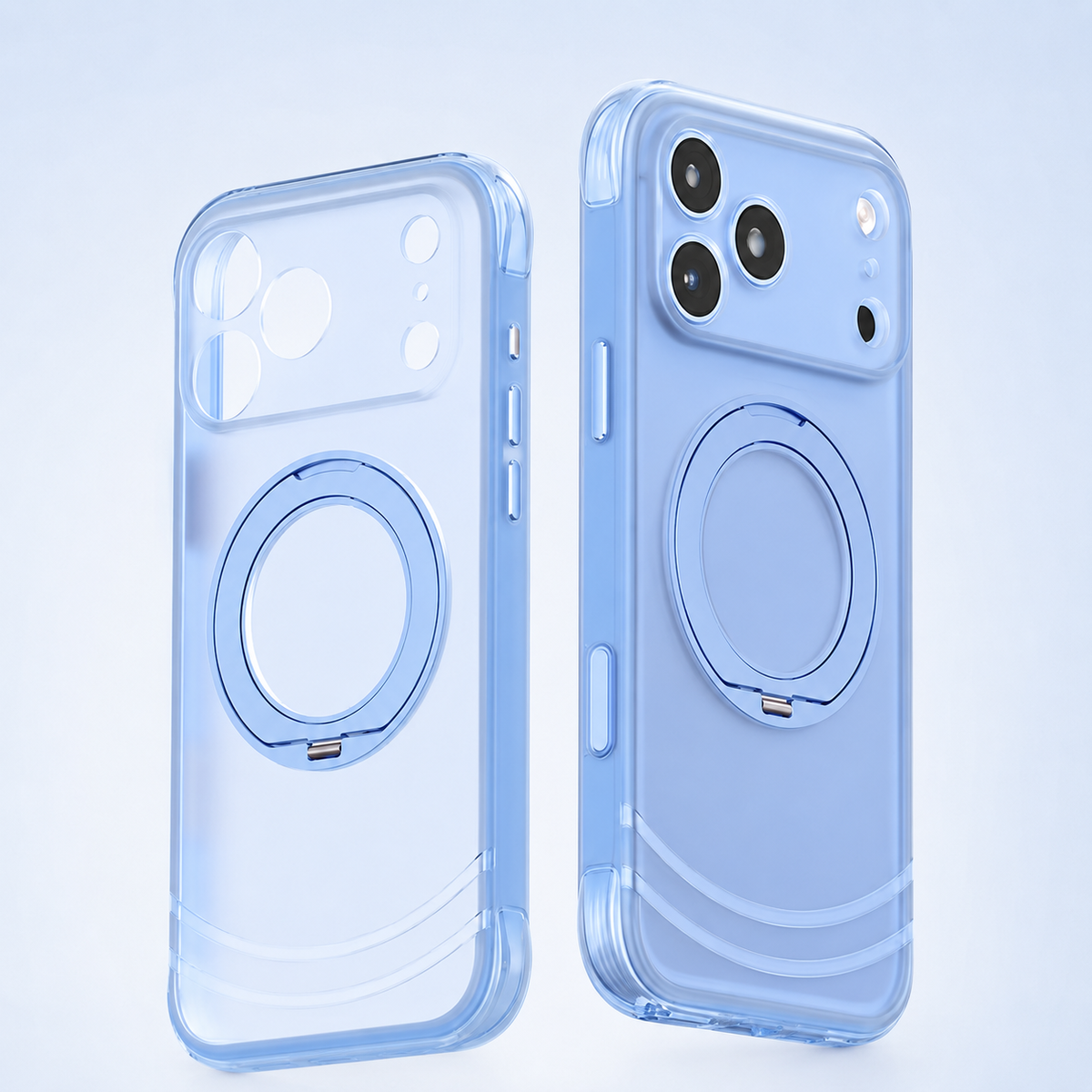 Premium iPhone Case Luxury MagSafe 360 Rotating Kickstand Skin Feel AI Key Cover Shockproof Anti Drop Slim Fit Non Slip Durable Protective Phone Cover Case